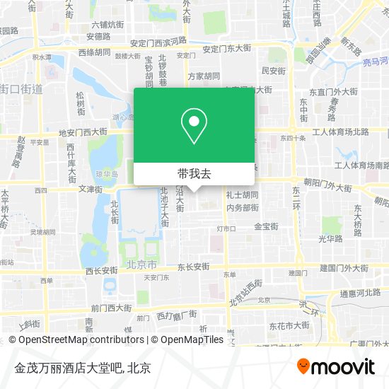 金茂万丽酒店大堂吧地图