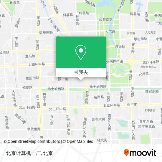 北京计算机一厂地图