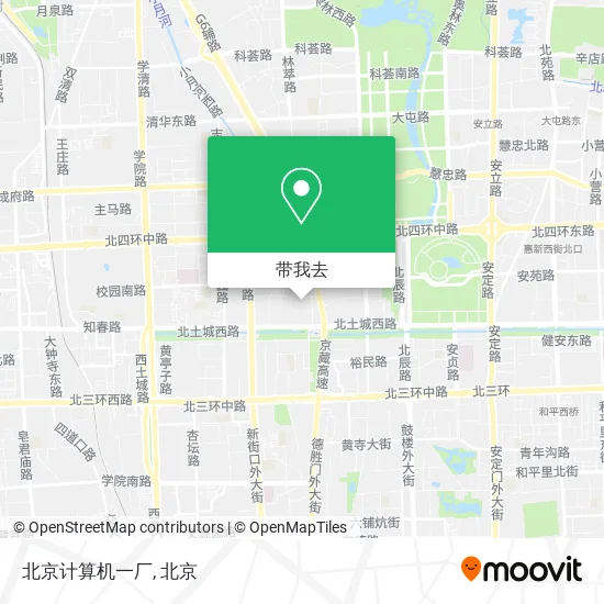 北京计算机一厂地图