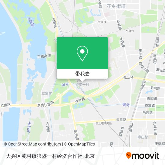 大兴区黄村镇狼垡一村经济合作社地图