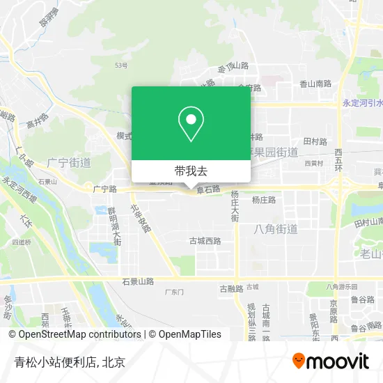 青松小站便利店地图
