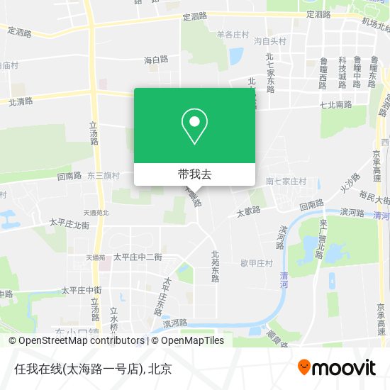 任我在线(太海路一号店)地图