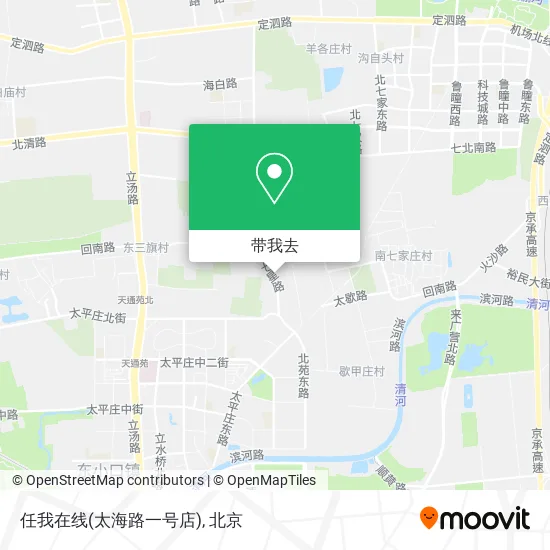 任我在线(太海路一号店)地图
