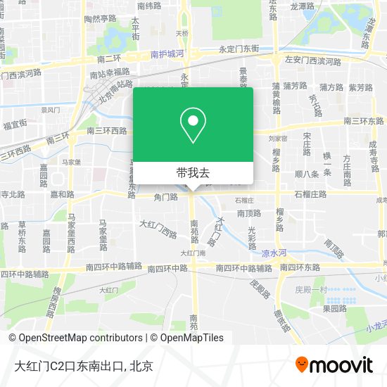 大红门C2口东南出口地图