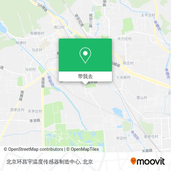 北京环昌宇温度传感器制造中心地图