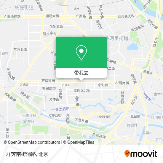 群芳南街辅路地图
