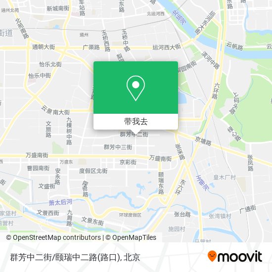 群芳中二街/颐瑞中二路(路口)地图