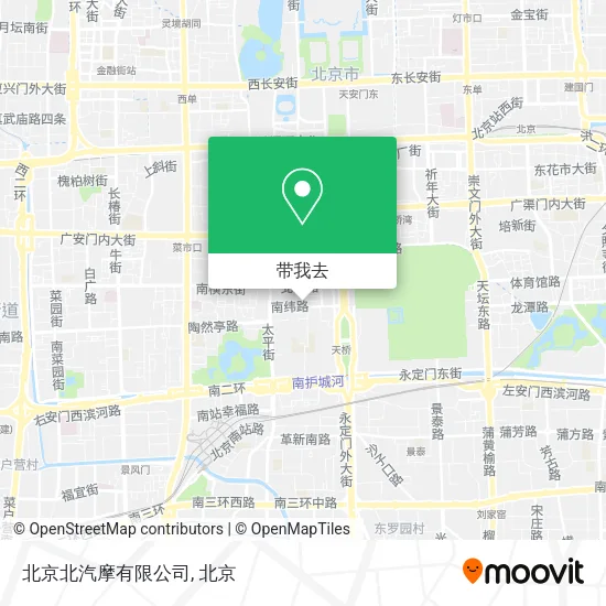 北京北汽摩有限公司地图