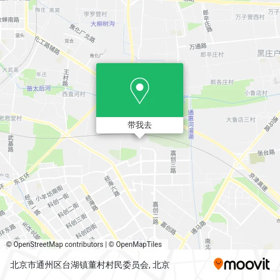 北京市通州区台湖镇董村村民委员会地图