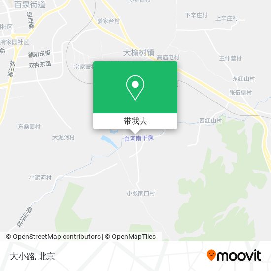 大小路地图