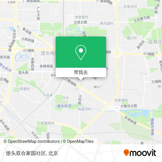 垡头双合家园社区地图