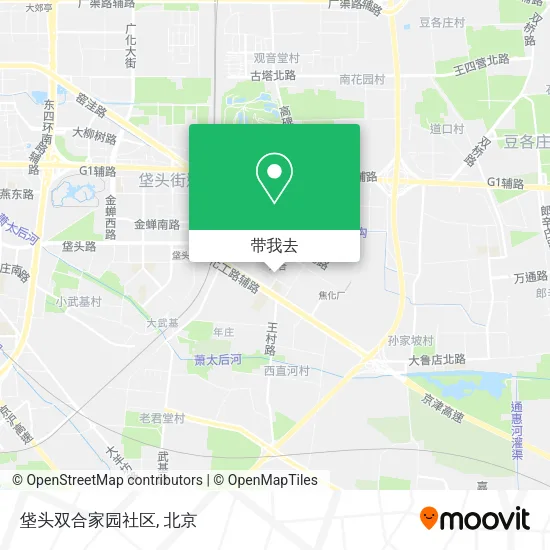 垡头双合家园社区地图