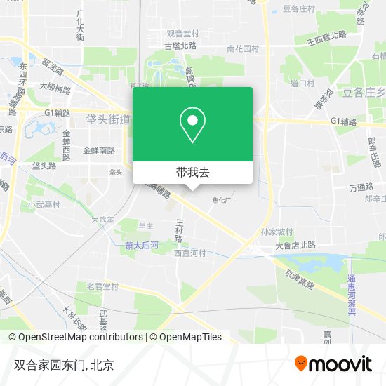 双合家园东门地图