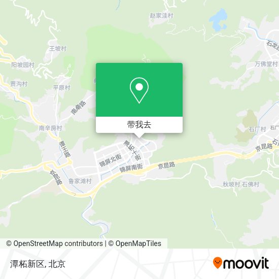 潭柘新区地图