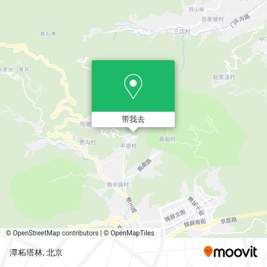 潭柘塔林地图