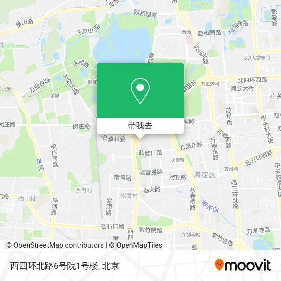西四环北路6号院1号楼地图