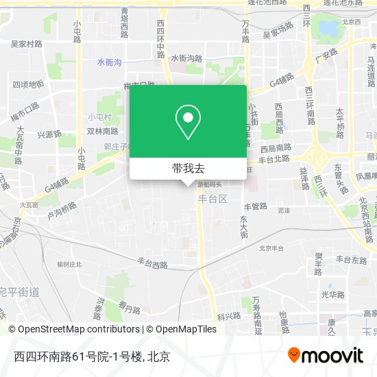 西四环南路61号院-1号楼地图