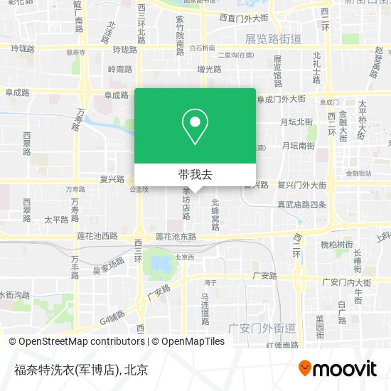 福奈特洗衣(军博店)地图