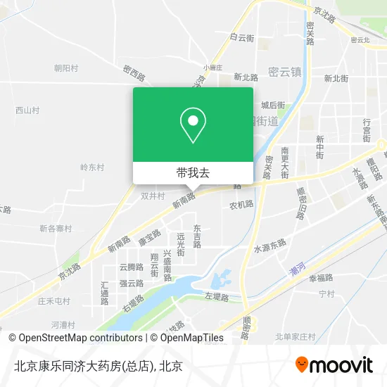 北京康乐同济大药房(总店)地图