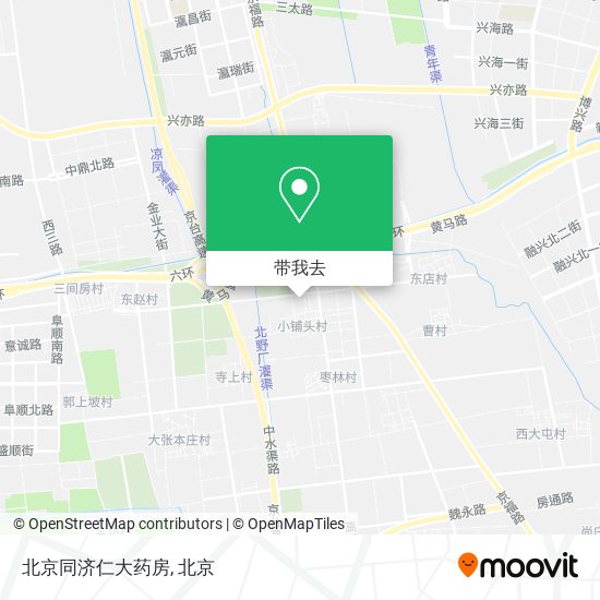 北京同济仁大药房地图
