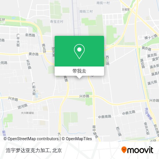 浩宇梦达亚克力加工地图
