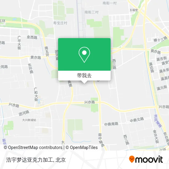 浩宇梦达亚克力加工地图