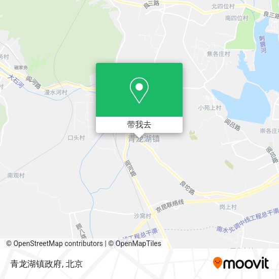青龙湖镇政府地图