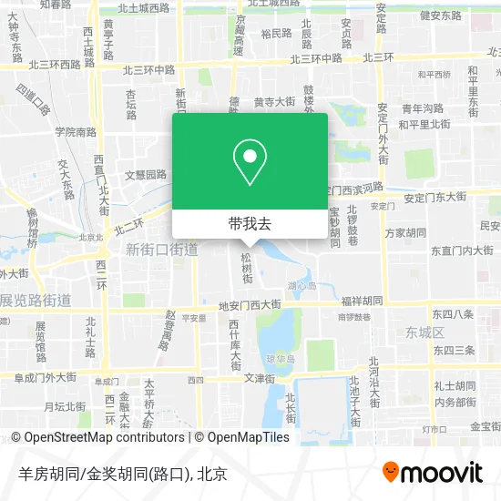 羊房胡同/金奖胡同(路口)地图