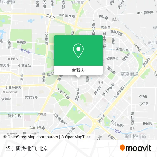 望京新城-北门地图