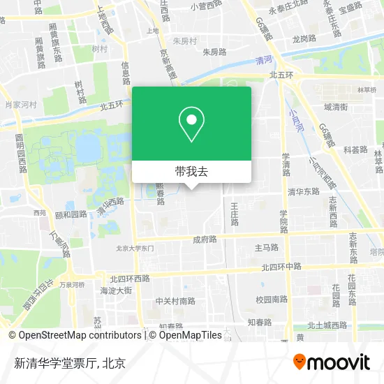 新清华学堂票厅地图