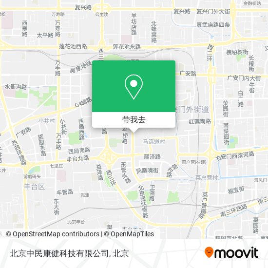 北京中民康健科技有限公司地图