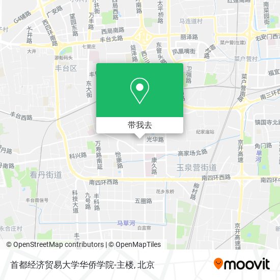 首都经济贸易大学华侨学院-主楼地图