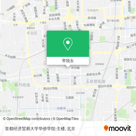 首都经济贸易大学华侨学院-主楼地图