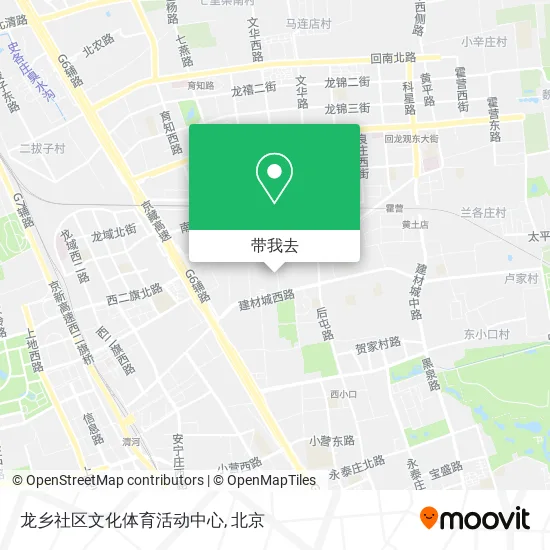 龙乡社区文化体育活动中心地图