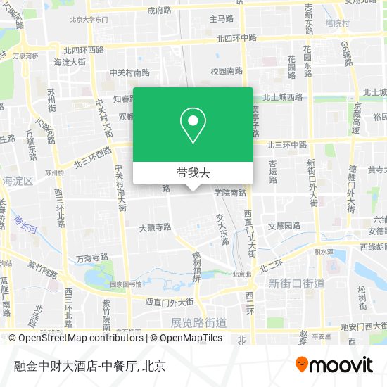 融金中财大酒店-中餐厅地图