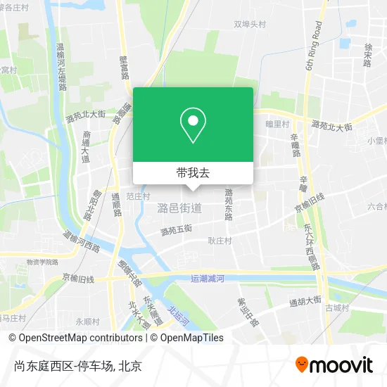 尚东庭西区-停车场地图
