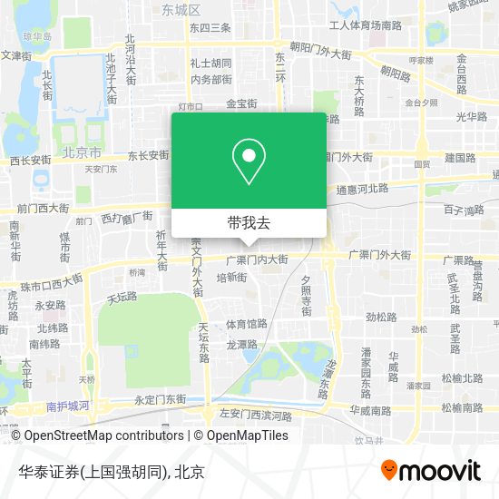 华泰证券(上国强胡同)地图