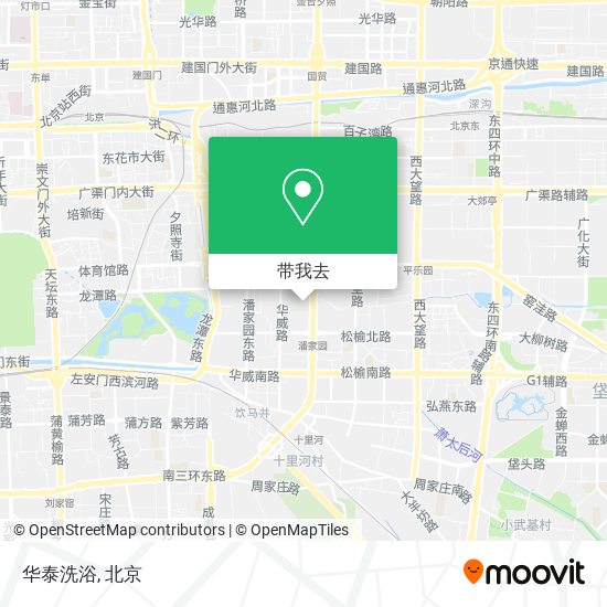 华泰洗浴地图
