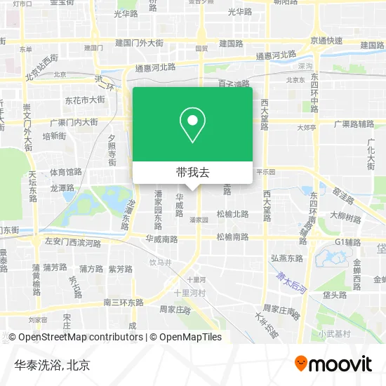华泰洗浴地图