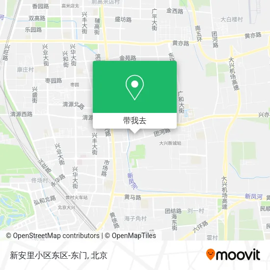 新安里小区东区-东门地图