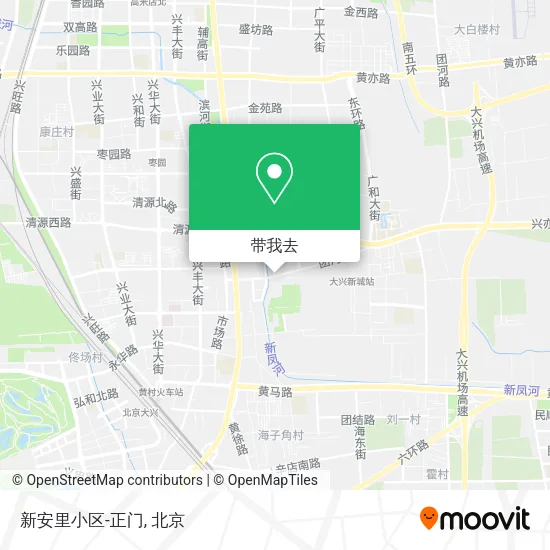 新安里小区-正门地图