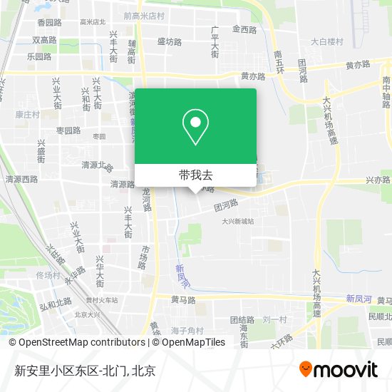 新安里小区东区-北门地图