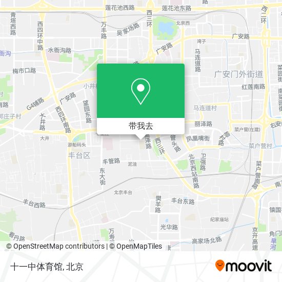 十一中体育馆地图