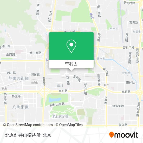 北京红井山招待所地图