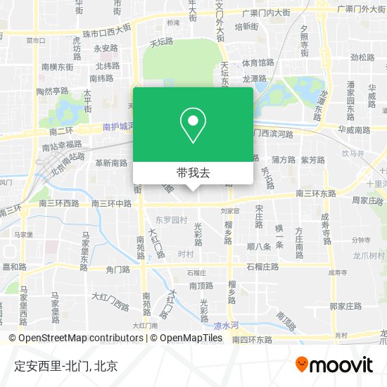 定安西里-北门地图