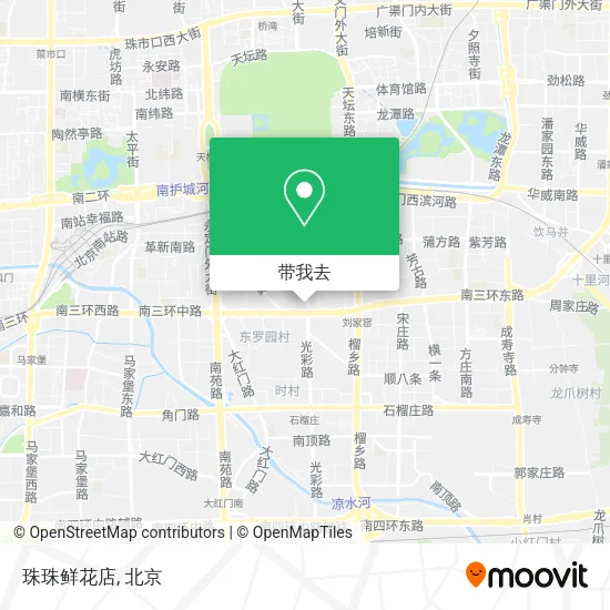 珠珠鲜花店地图