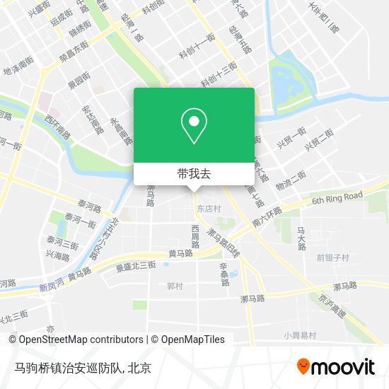 马驹桥镇治安巡防队地图