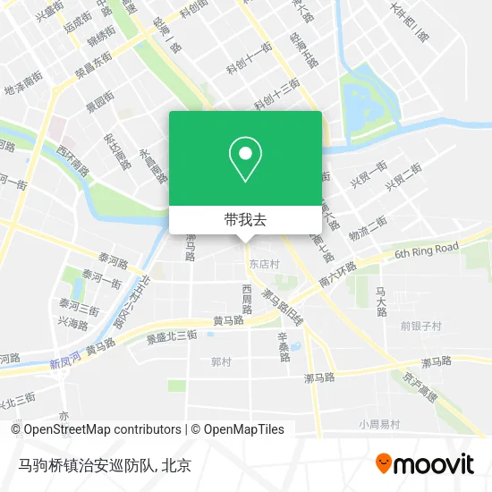 马驹桥镇治安巡防队地图