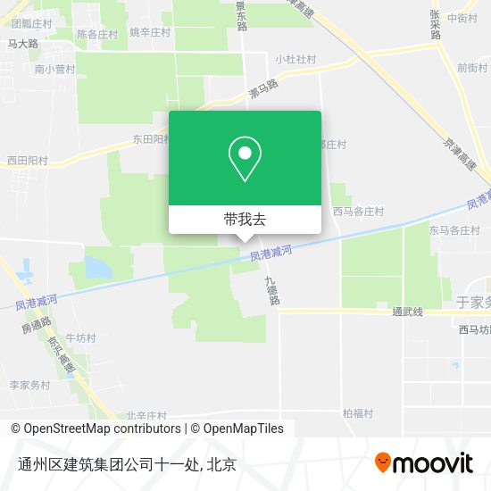通州区建筑集团公司十一处地图