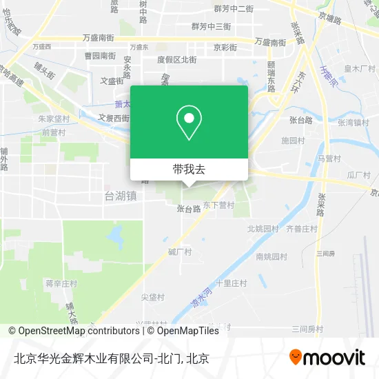 北京华光金辉木业有限公司-北门地图